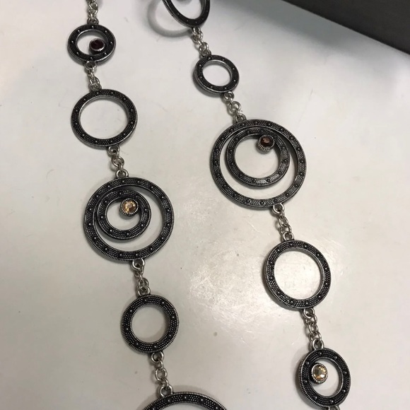 Authentic Brighton Townsend necklace w/ multi-colored stones - Picture 6 of 11